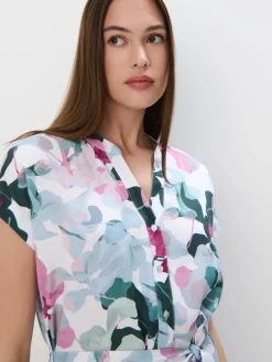 MOHITO Koszulowa sukienka mini biau0142y Clearance
