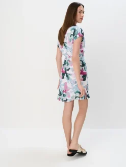 MOHITO Koszulowa sukienka mini biau0142y Clearance