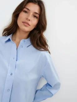 MOHITO Krótka koszula bu0142u0119kitny Sale