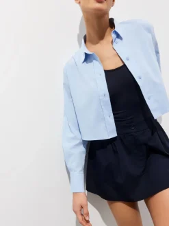 MOHITO Krótka koszula bu0142u0119kitny Sale