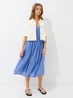 MOHITO Letnia sukienka midi bu0142u0119kitny Outlet