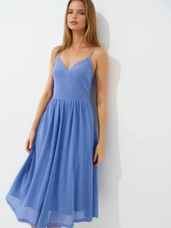 MOHITO Letnia sukienka midi bu0142u0119kitny Outlet