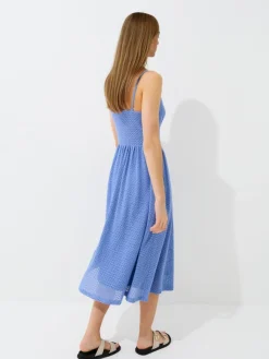 MOHITO Letnia sukienka midi bu0142u0119kitny Outlet