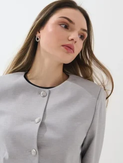 MOHITO Marynarka szary Hot