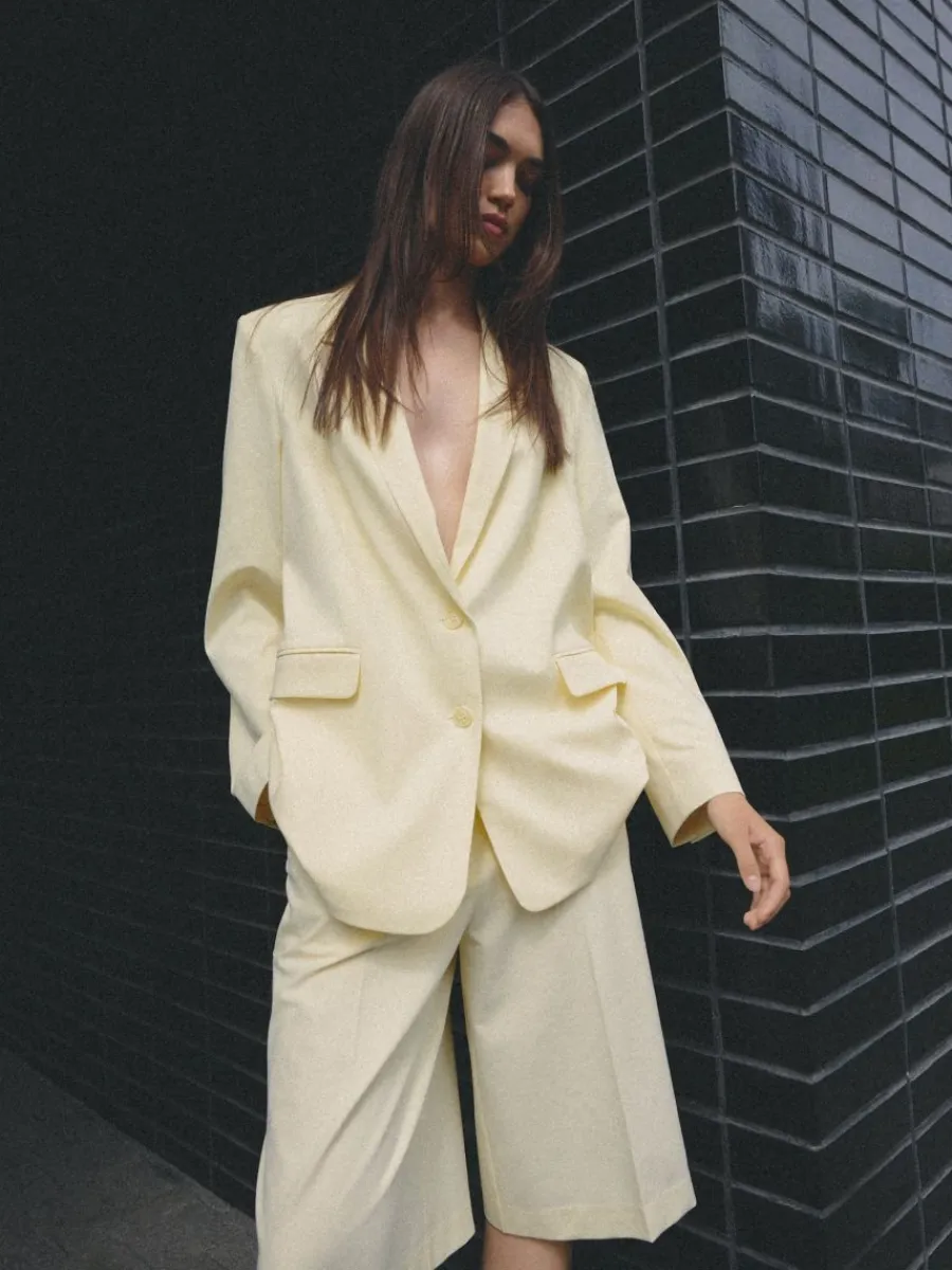 MOHITO Marynarka oversize u017cu00f3u0142ty Online