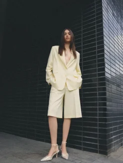 MOHITO Marynarka oversize u017cu00f3u0142ty Online