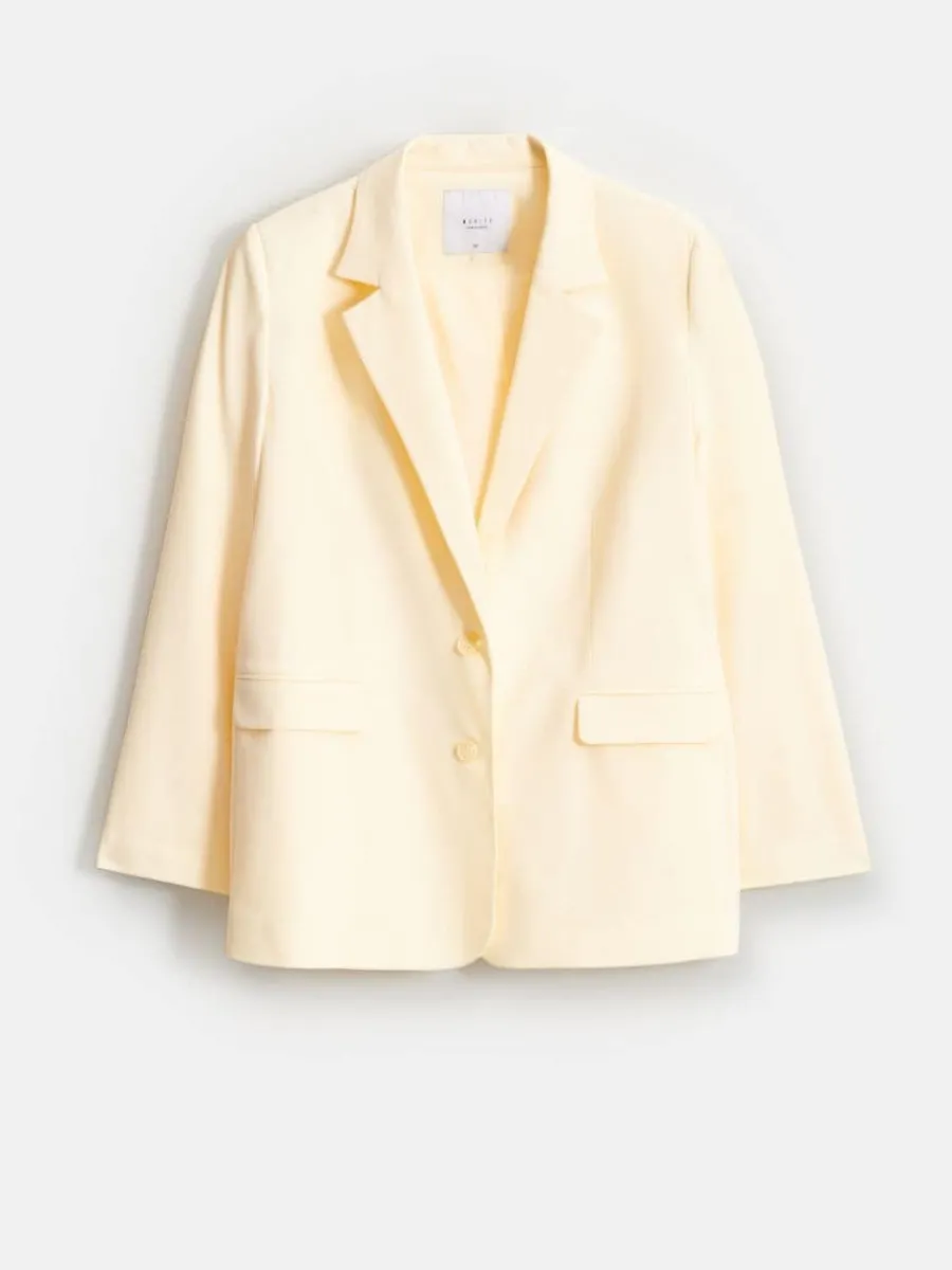 MOHITO Marynarka oversize u017cu00f3u0142ty Online