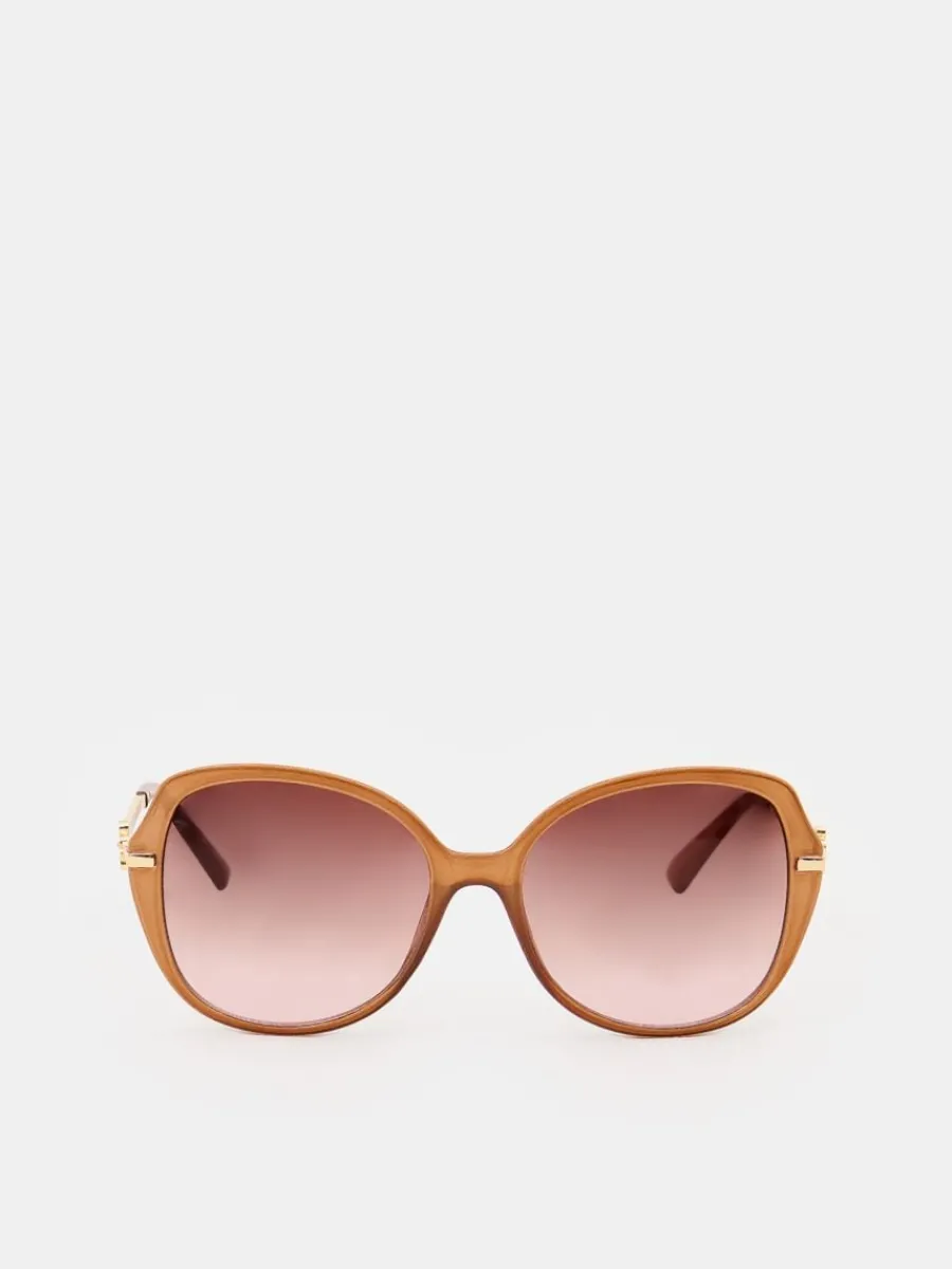 MOHITO Okulary przeciwsłoneczne beu017cowy Outlet