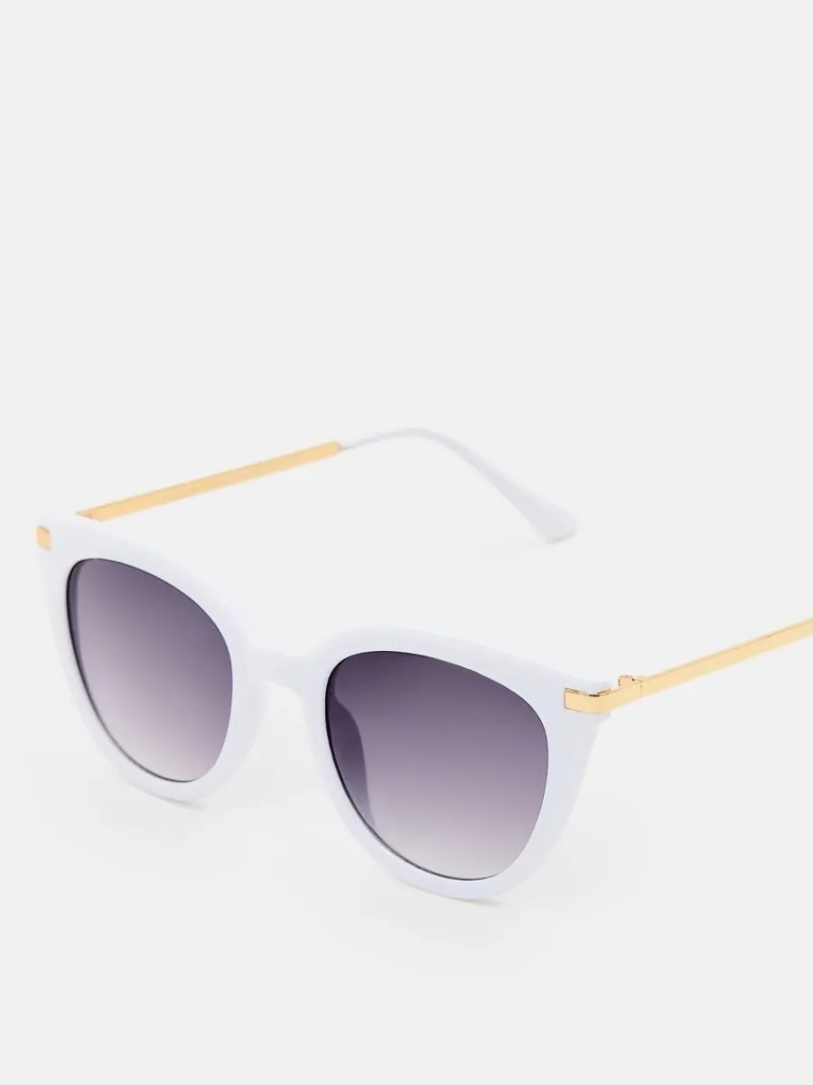 MOHITO Okulary przeciwsłoneczne biau0142y Discount