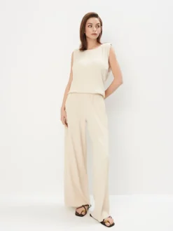 MOHITO Plisowany top beu017cowy Online