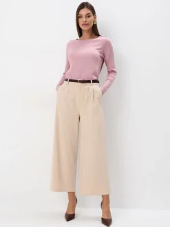 MOHITO Pudrowy sweter z wiskozą pastelowy ru00f3u017cowy Sale