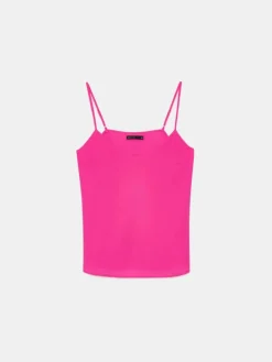 MOHITO Różowy top basic mocny ru00f3u017cowy Fashion