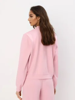 MOHITO Rozpinana bluza basic ru00f3u017cowy Clearance
