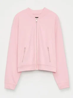 MOHITO Rozpinana bluza basic ru00f3u017cowy Clearance