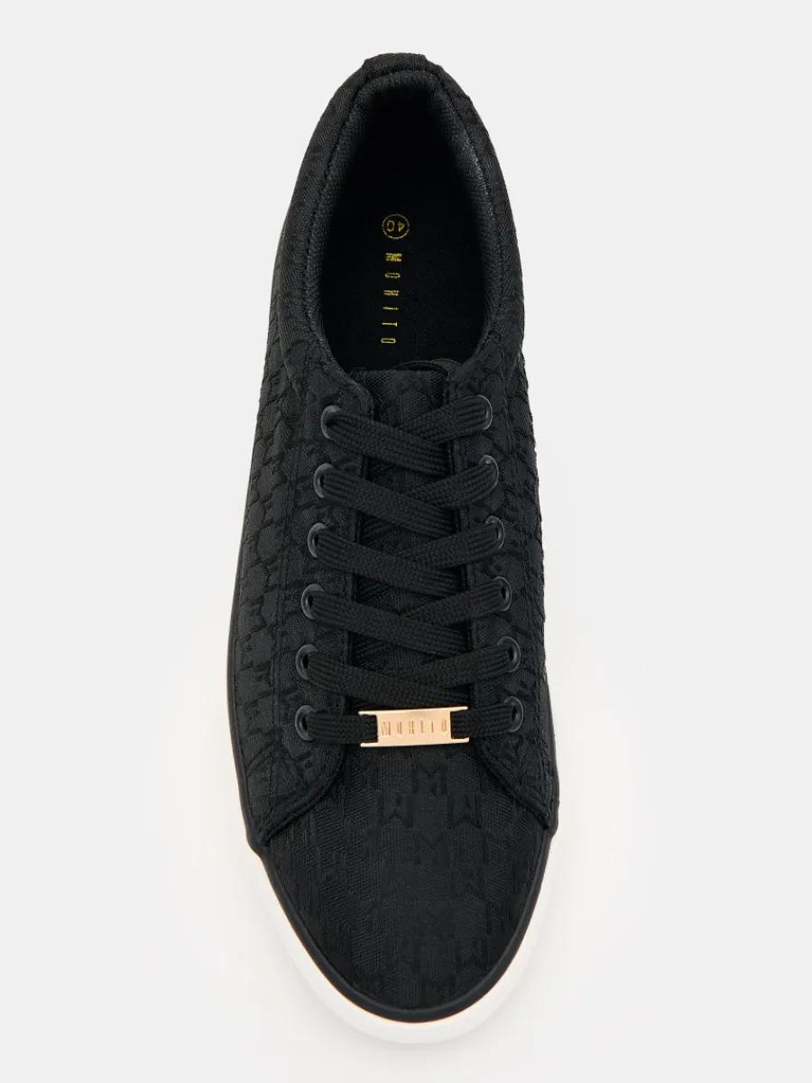 MOHITO Sneakersy czarny Fashion