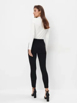 MOHITO Spodnie skinny czarny Clearance