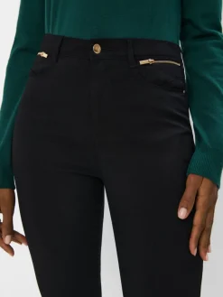 MOHITO Spodnie skinny czarny Fashion