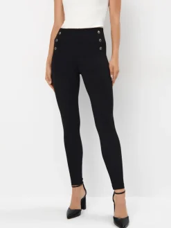 MOHITO Spodnie skinny czarny New