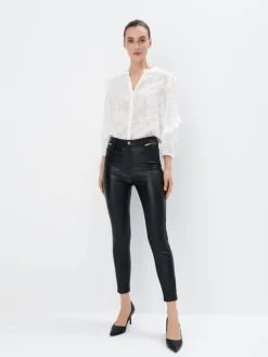 MOHITO Spodnie skinny PETITE czarny Fashion