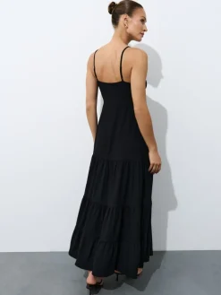 MOHITO Sukienka maxi czarny New