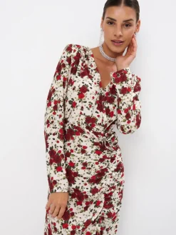 MOHITO Sukienka maxi z wiskozy wielobarwny Fashion