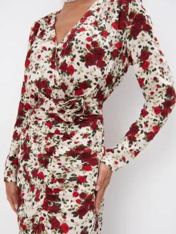 MOHITO Sukienka maxi z wiskozy wielobarwny Fashion