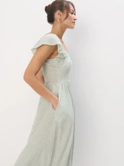 MOHITO Sukienka midi miu0119towy Outlet