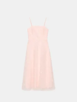 MOHITO Sukienka midi na ramiączkach pastelowy ru00f3u017cowy Sale