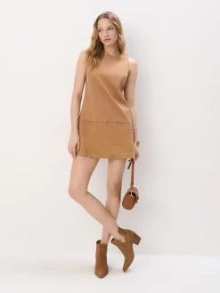 MOHITO Sukienka mini beu017cowy Outlet