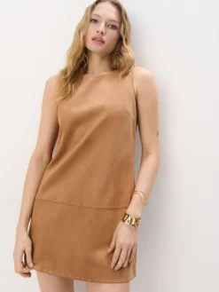 MOHITO Sukienka mini beu017cowy Outlet