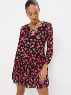 MOHITO Sukienka mini o kroju litery A czerwony Fashion