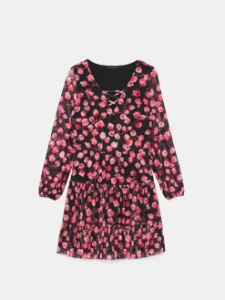MOHITO Sukienka mini o kroju litery A czerwony Fashion