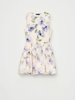 MOHITO Sukienka mini w fioletowe kwiaty bu0142u0119kitny Sale