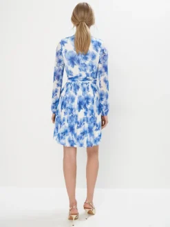 MOHITO Sukienka mini w kwiaty bu0142u0119kitny Best