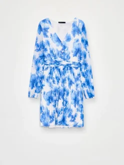 MOHITO Sukienka mini w kwiaty bu0142u0119kitny Best