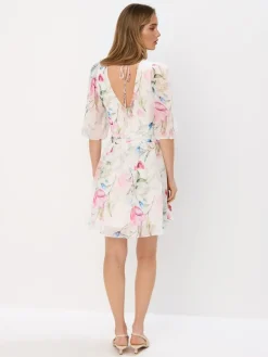 MOHITO Sukienka mini w kwiaty biau0142y Sale