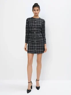MOHITO Sukienka mini z paskiem czarny New