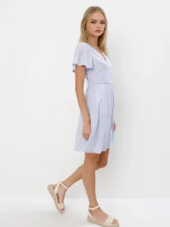 MOHITO Sukienka mini z wiskozą bu0142u0119kitny Discount