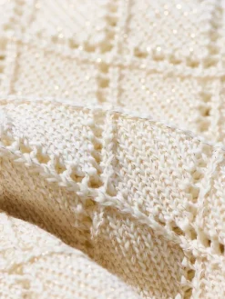 MOHITO Sweter z dekoltem V beu017cowy Clearance
