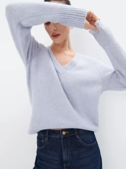 MOHITO Sweter z dekoltem V bu0142u0119kitny New