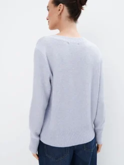 MOHITO Sweter z dekoltem V bu0142u0119kitny New