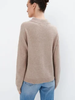 MOHITO Sweter z dodatkiem wełny beu017cowy Online