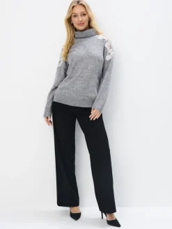 MOHITO Sweter z golfem szary New