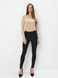 MOHITO Sweter z metalizowaną nitką u017cu00f3u0142ty Hot