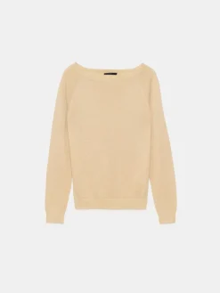 MOHITO Sweter z metalizowaną nitką u017cu00f3u0142ty Hot