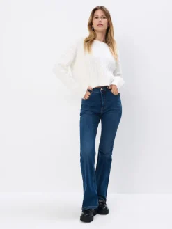 MOHITO Sweter z ozdobnym splotem biau0142y Best