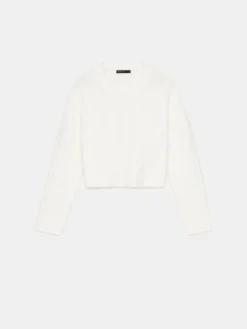 MOHITO Sweter z ozdobnym splotem biau0142y Best