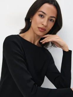 MOHITO Sweter z ozdobnymi elementami czarny New