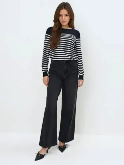 MOHITO Sweter z wiskozą czarny Online