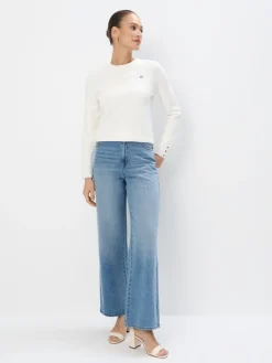 MOHITO Sweter z wiskozą biau0142y Hot